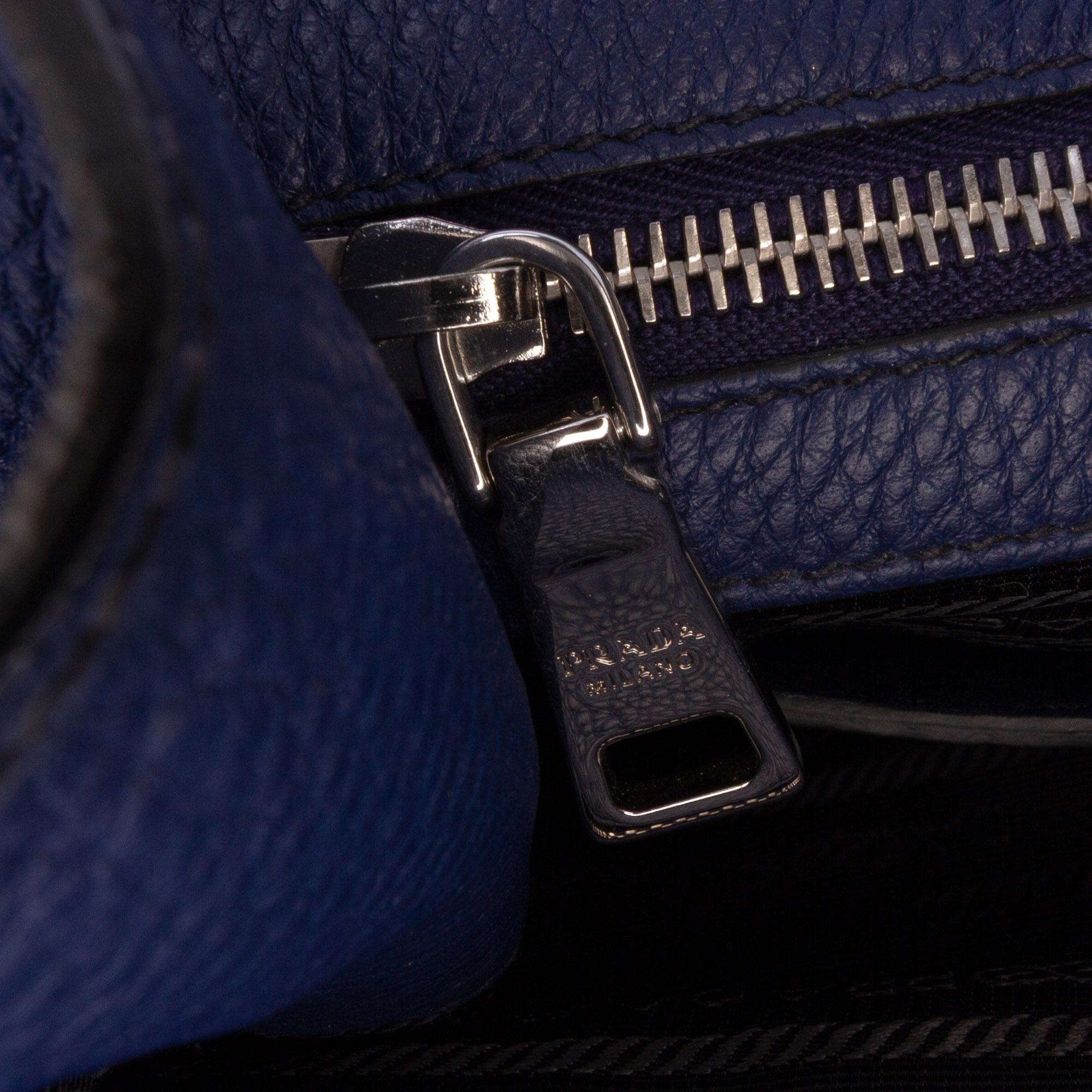 Prada Vitello Daino Open Convertible Tote