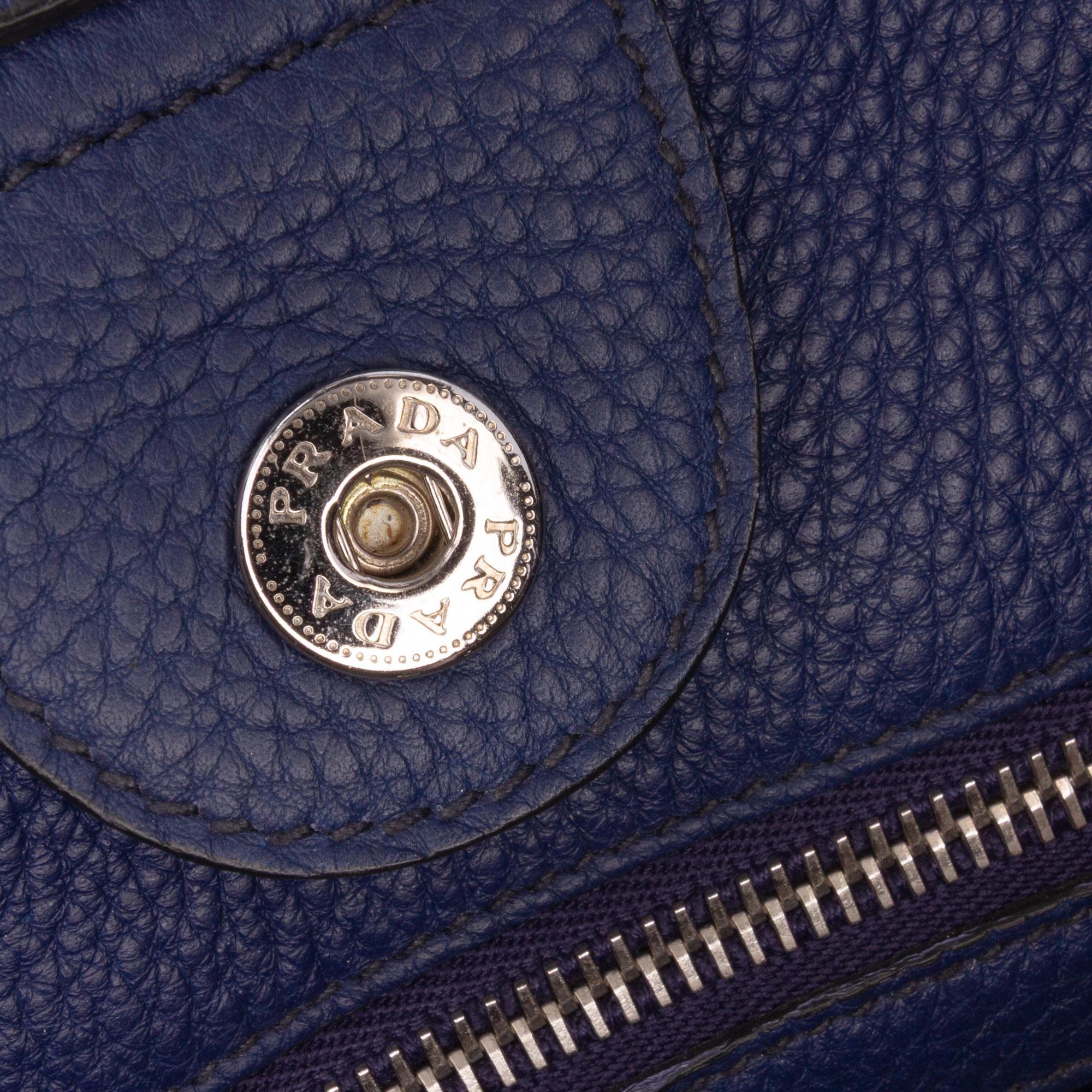 Prada Vitello Daino Open Convertible Tote