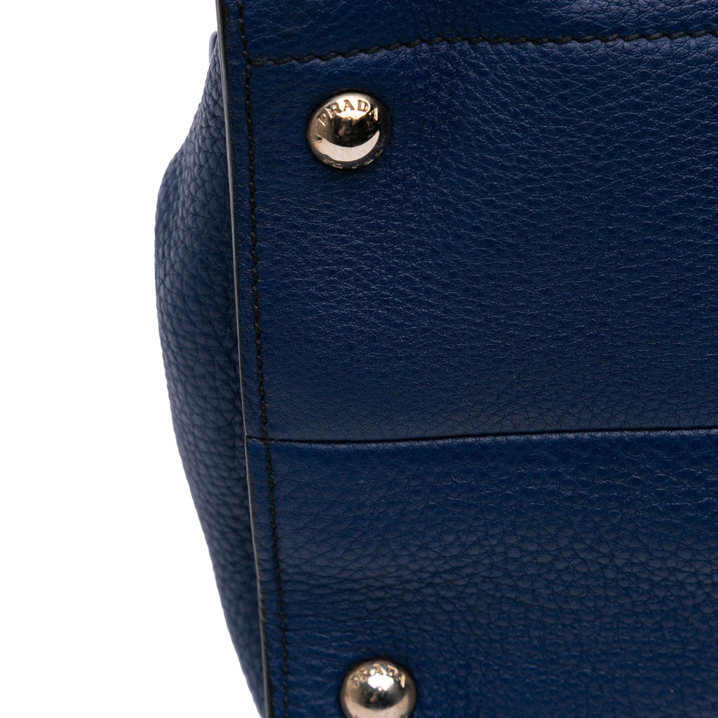 Prada Vitello Daino Open Convertible Tote