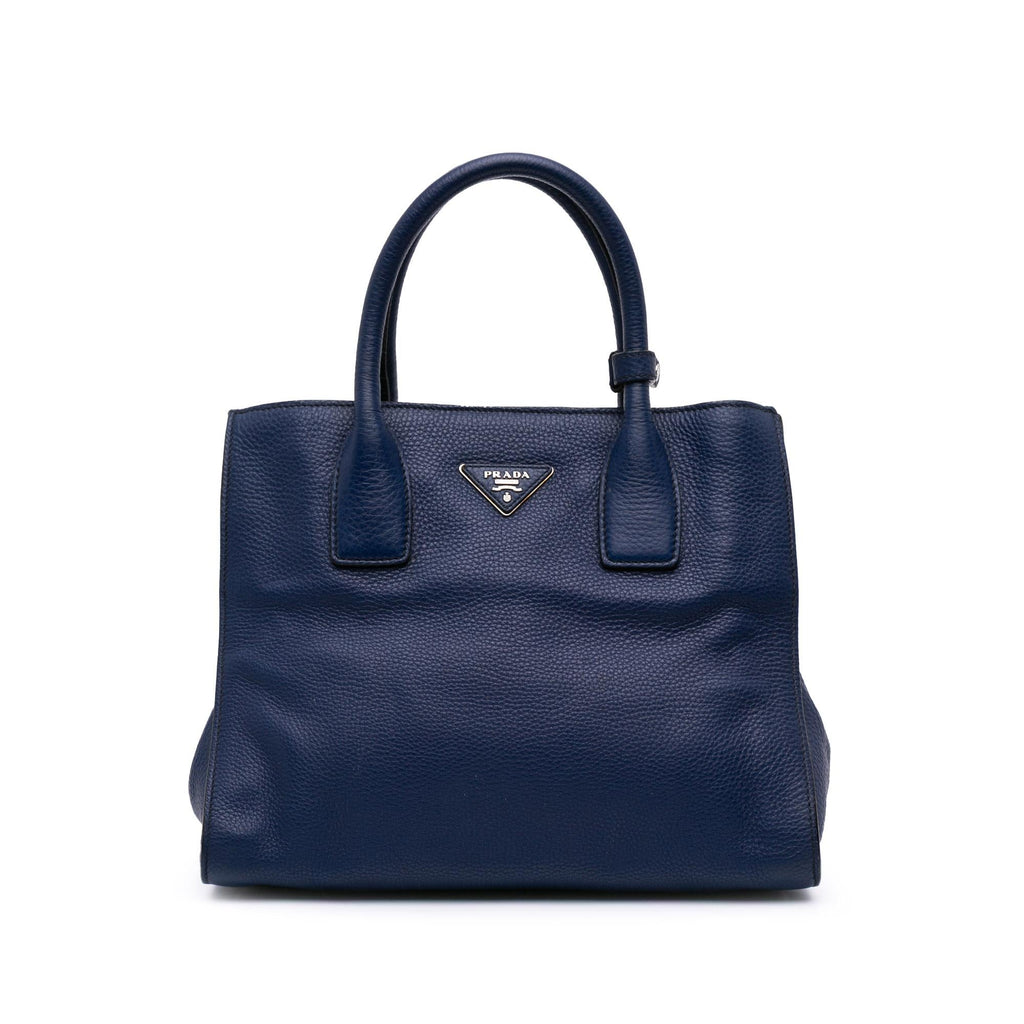 Prada Vitello Daino Open Convertible Tote