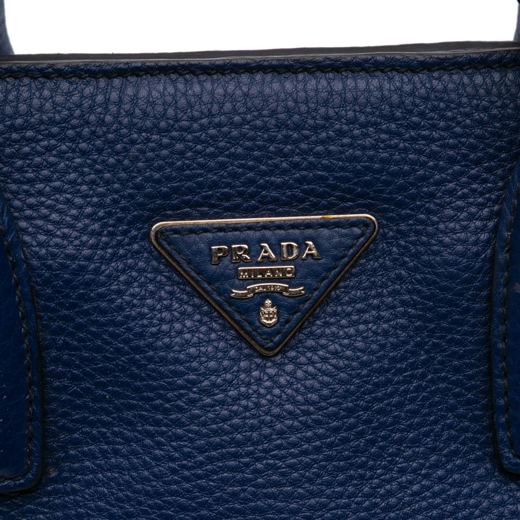 Prada Vitello Daino Open Convertible Tote