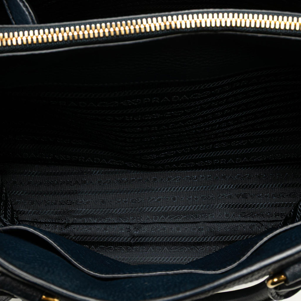Prada Vitello Daino Open Convertible Tote