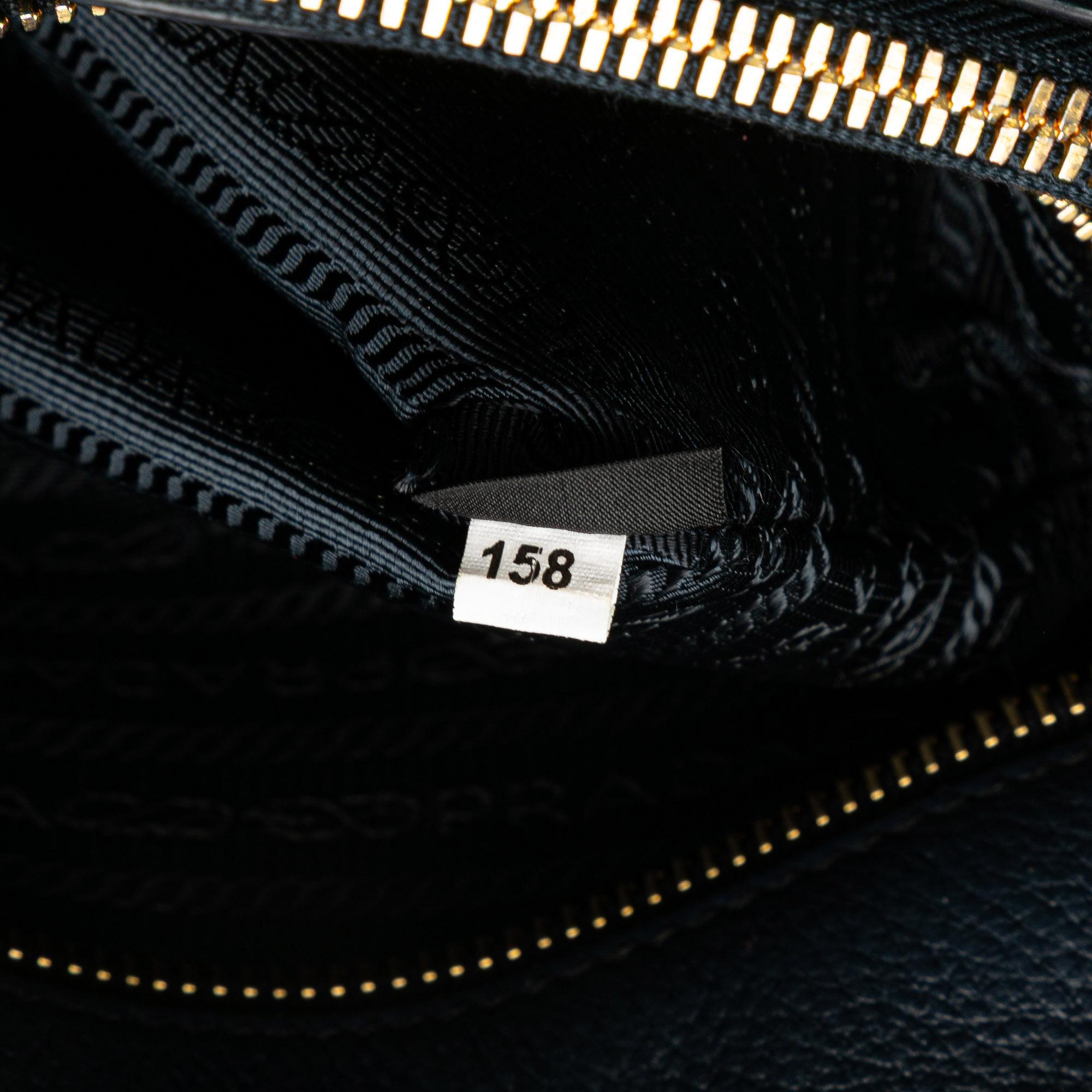 Prada Vitello Daino Open Convertible Tote