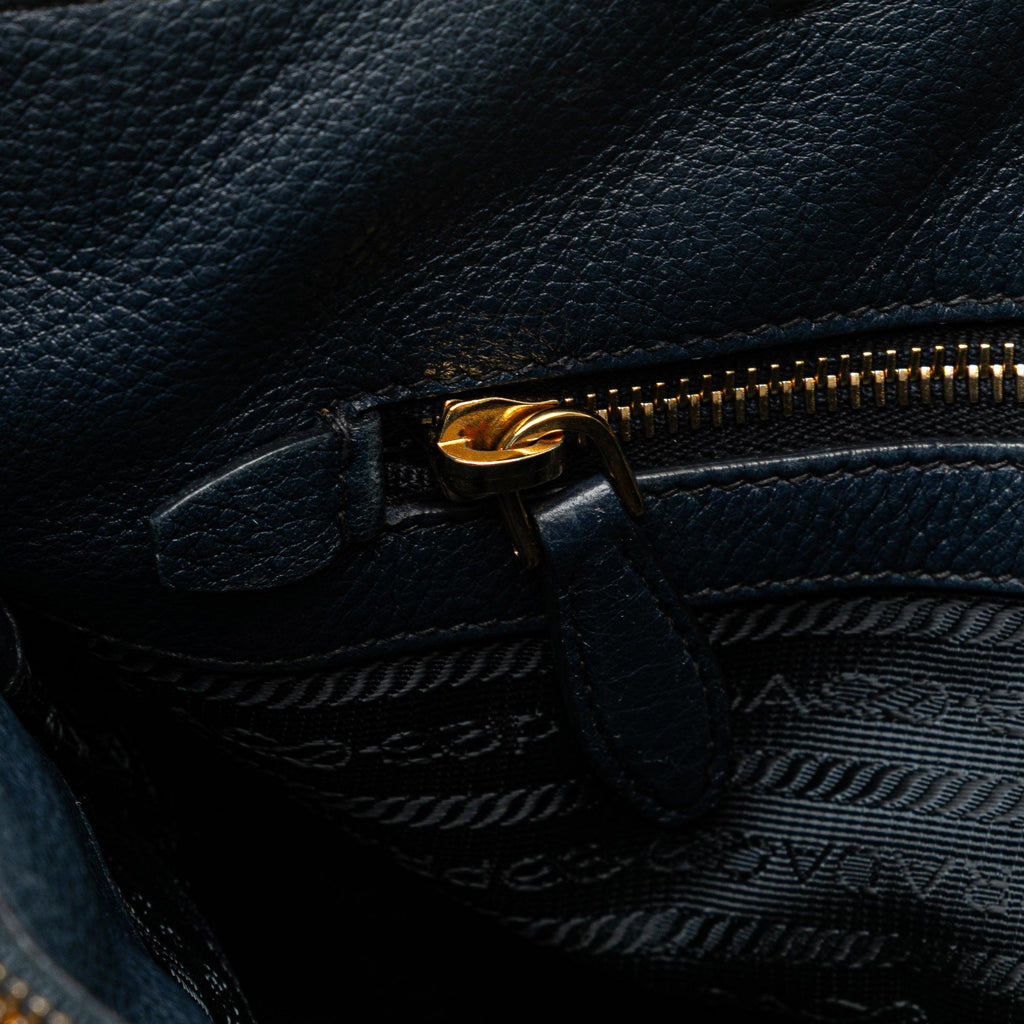 Prada Vitello Daino Open Convertible Tote