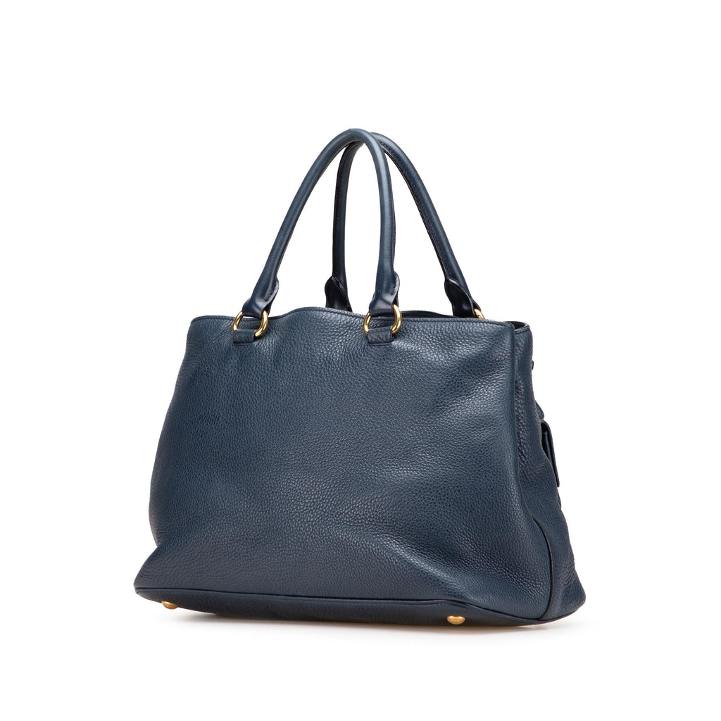 Prada Vitello Daino Open Convertible Tote