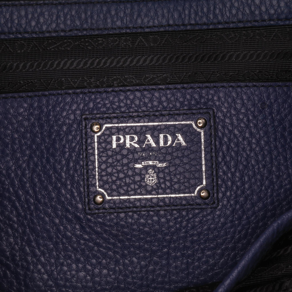Prada Vitello Daino Open Convertible Tote