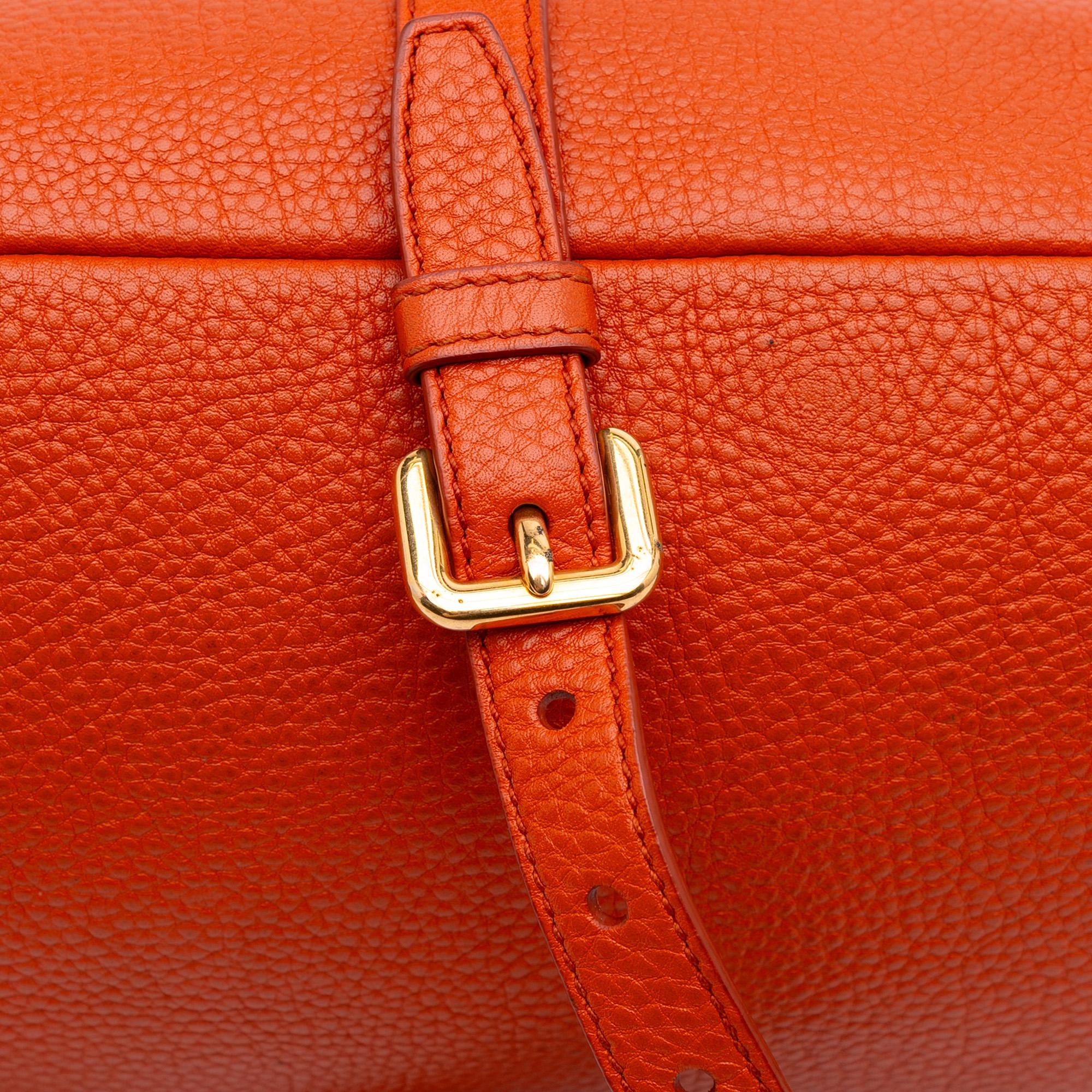 Prada Vitello Daino Open Convertible Tote