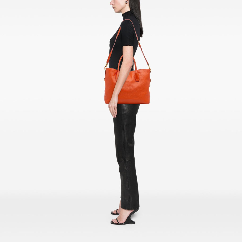 Prada Vitello Daino Open Convertible Tote