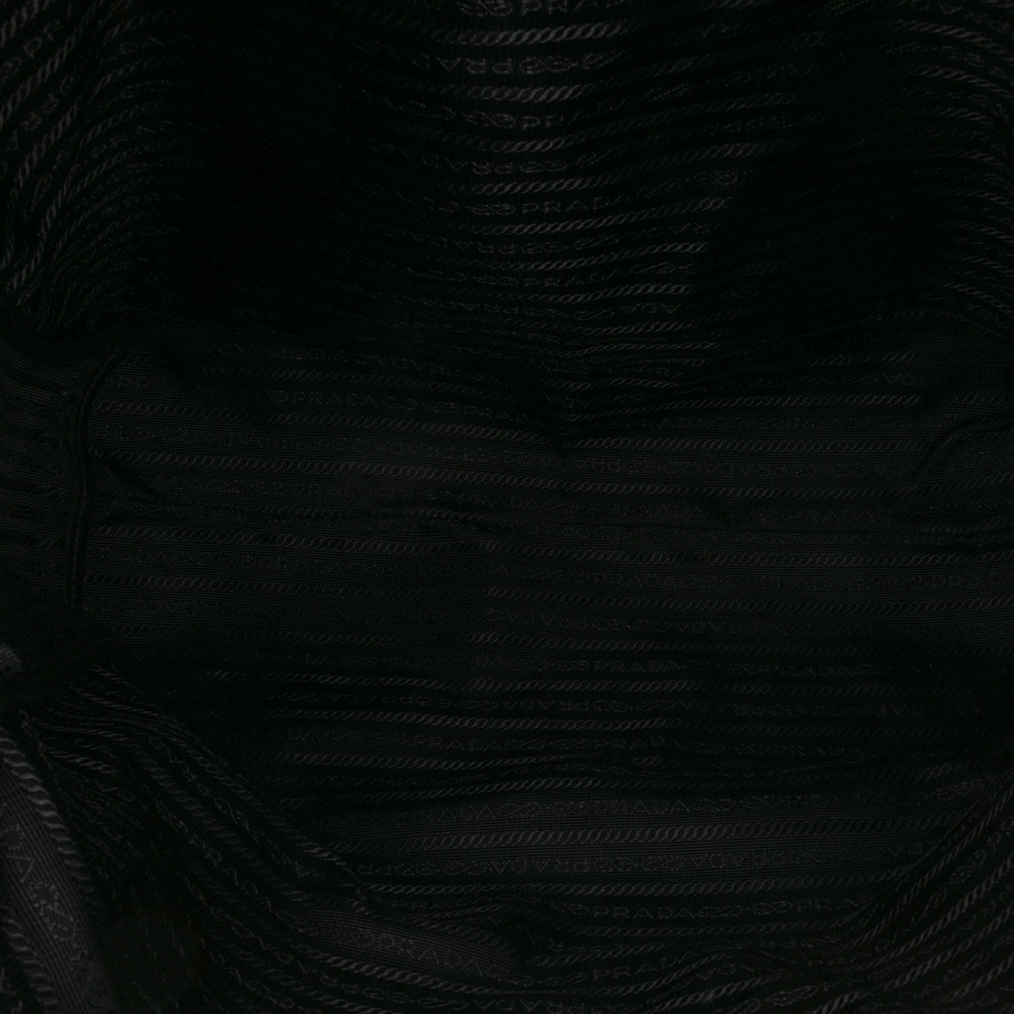 Prada Vitello Daino Open Convertible Tote
