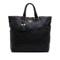 Prada Vitello Daino Open Convertible Tote