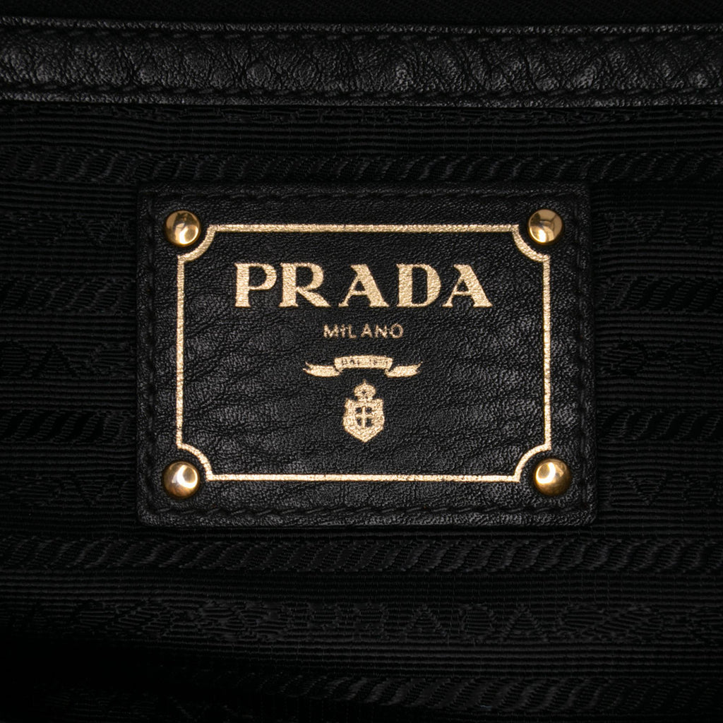Prada Vitello Daino Open Convertible Tote