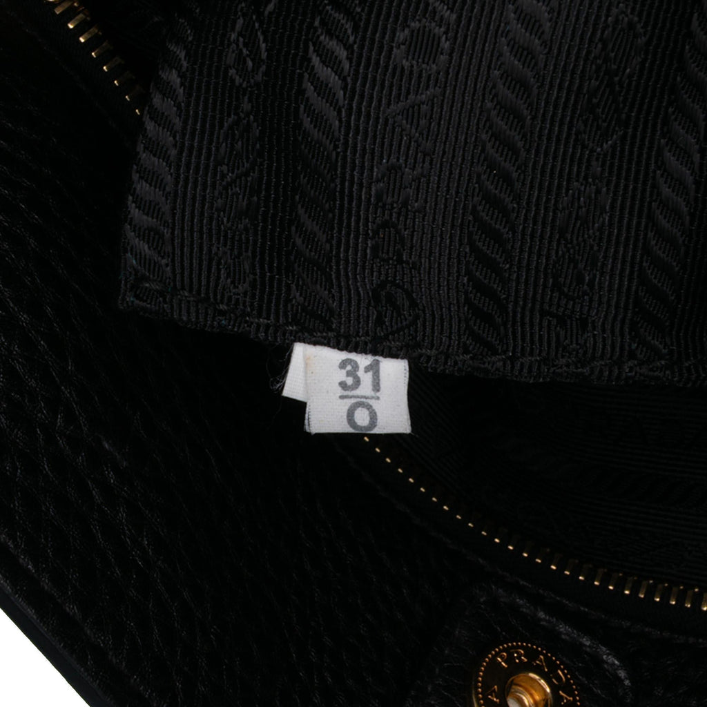 Prada Vitello Daino Open Convertible Tote