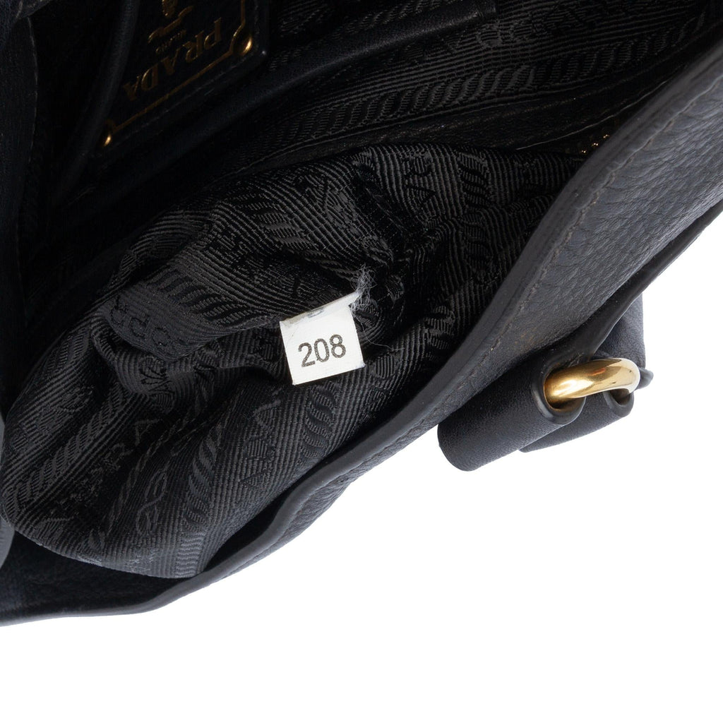 Prada Vitello Daino Open Convertible Tote