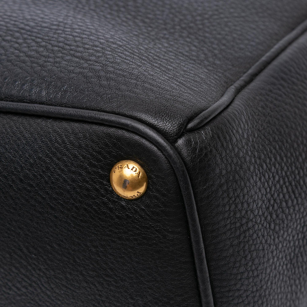 Prada Vitello Daino Open Convertible Tote