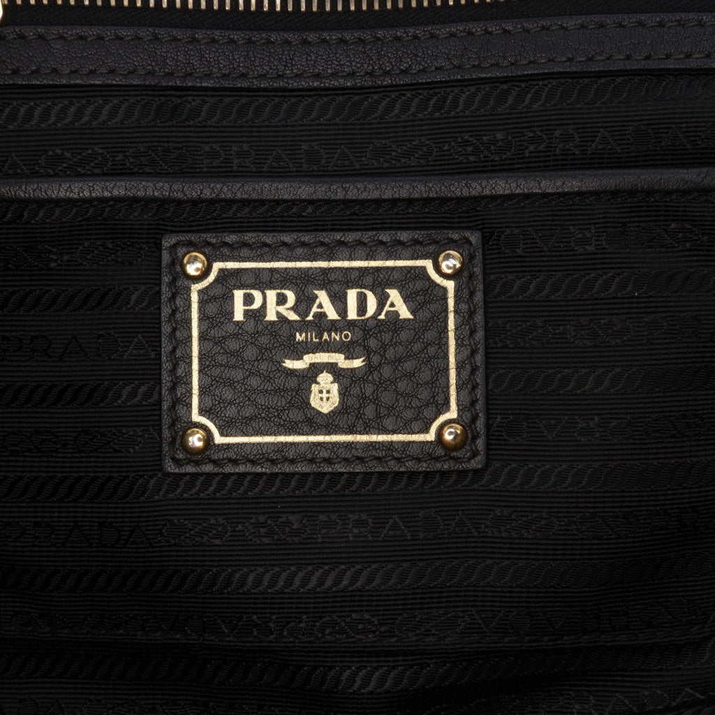 Prada Vitello Daino Open Convertible Tote