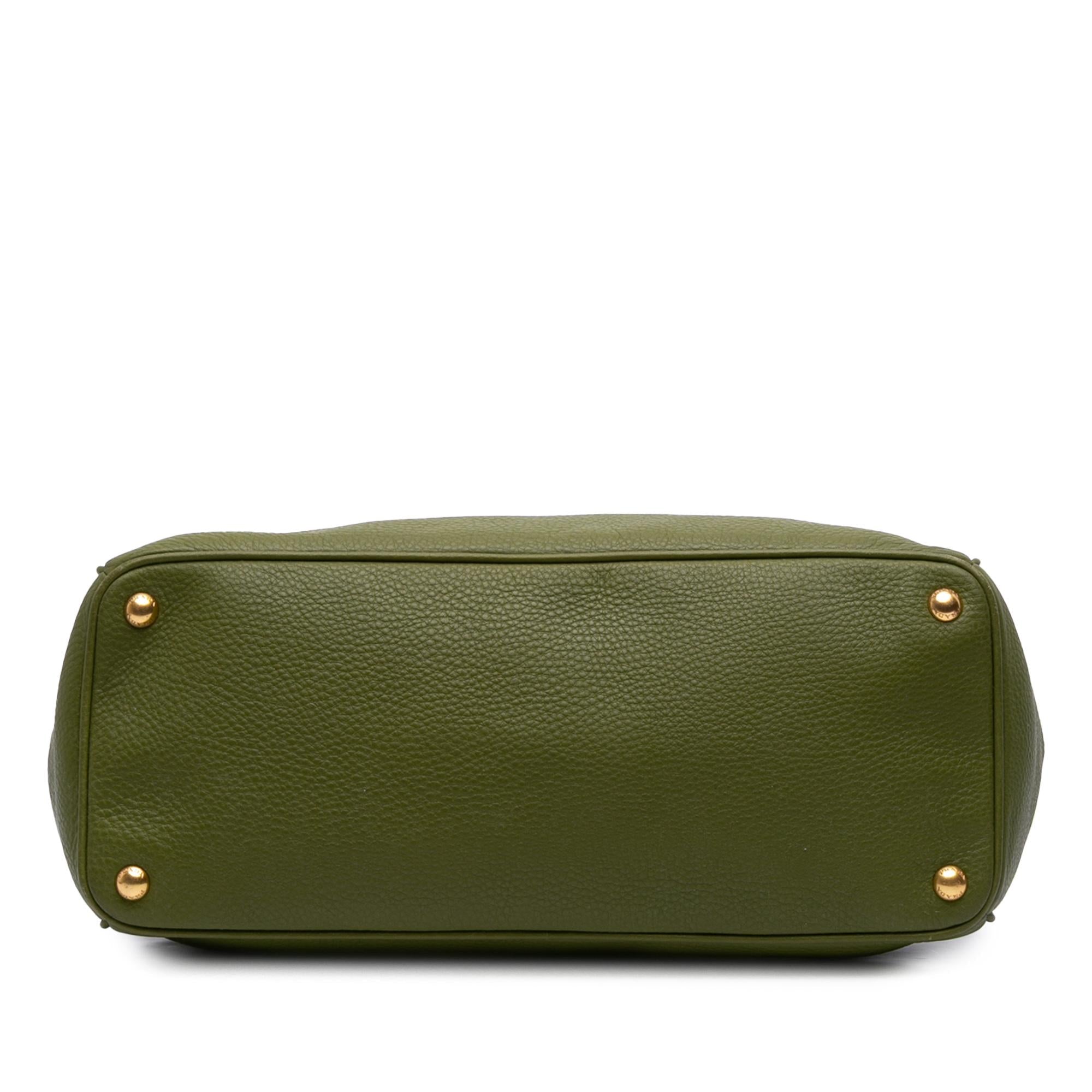 Prada Vitello Daino Open Convertible Tote