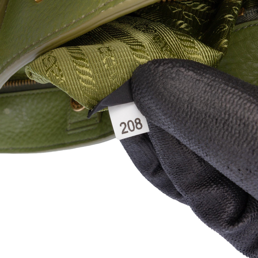 Prada Vitello Daino Open Convertible Tote