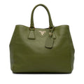 Prada Vitello Daino Open Convertible Tote