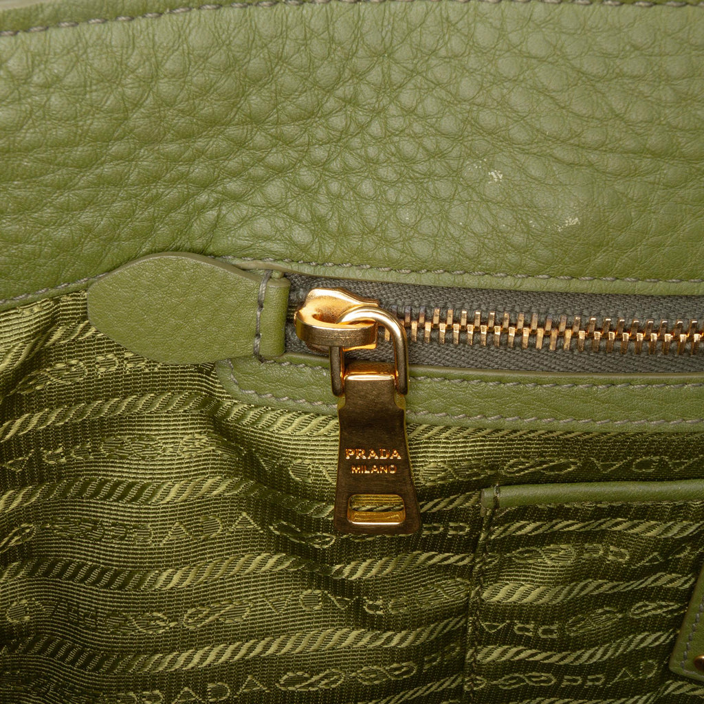 Prada Vitello Daino Open Convertible Tote