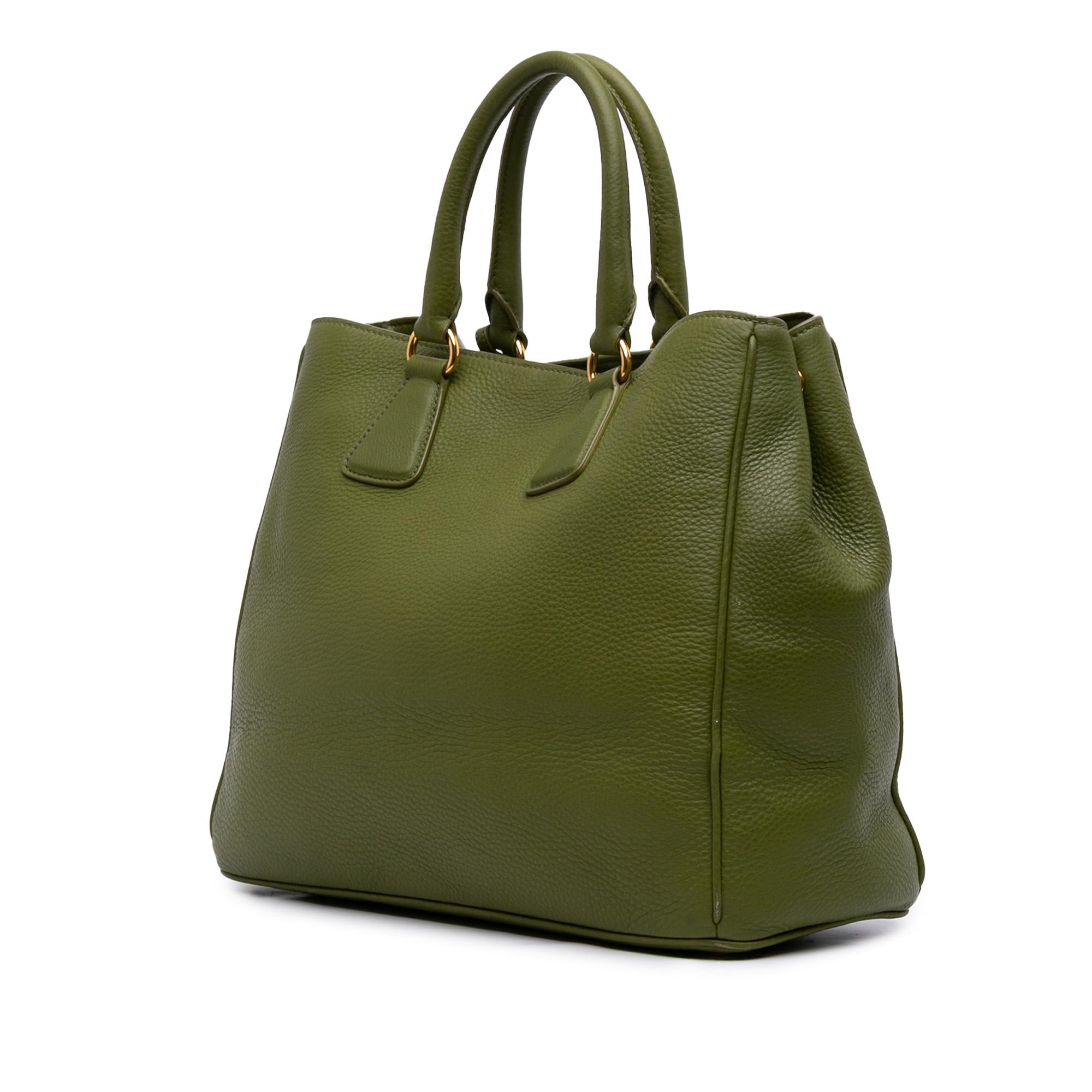 Prada Vitello Daino Open Convertible Tote