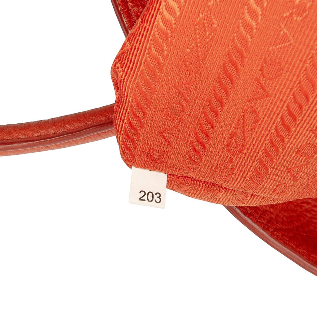 Prada Vitello Daino Open Convertible Tote