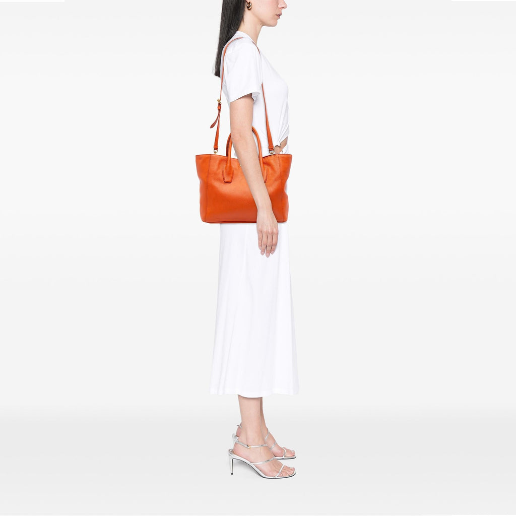 Prada Vitello Daino Open Convertible Tote