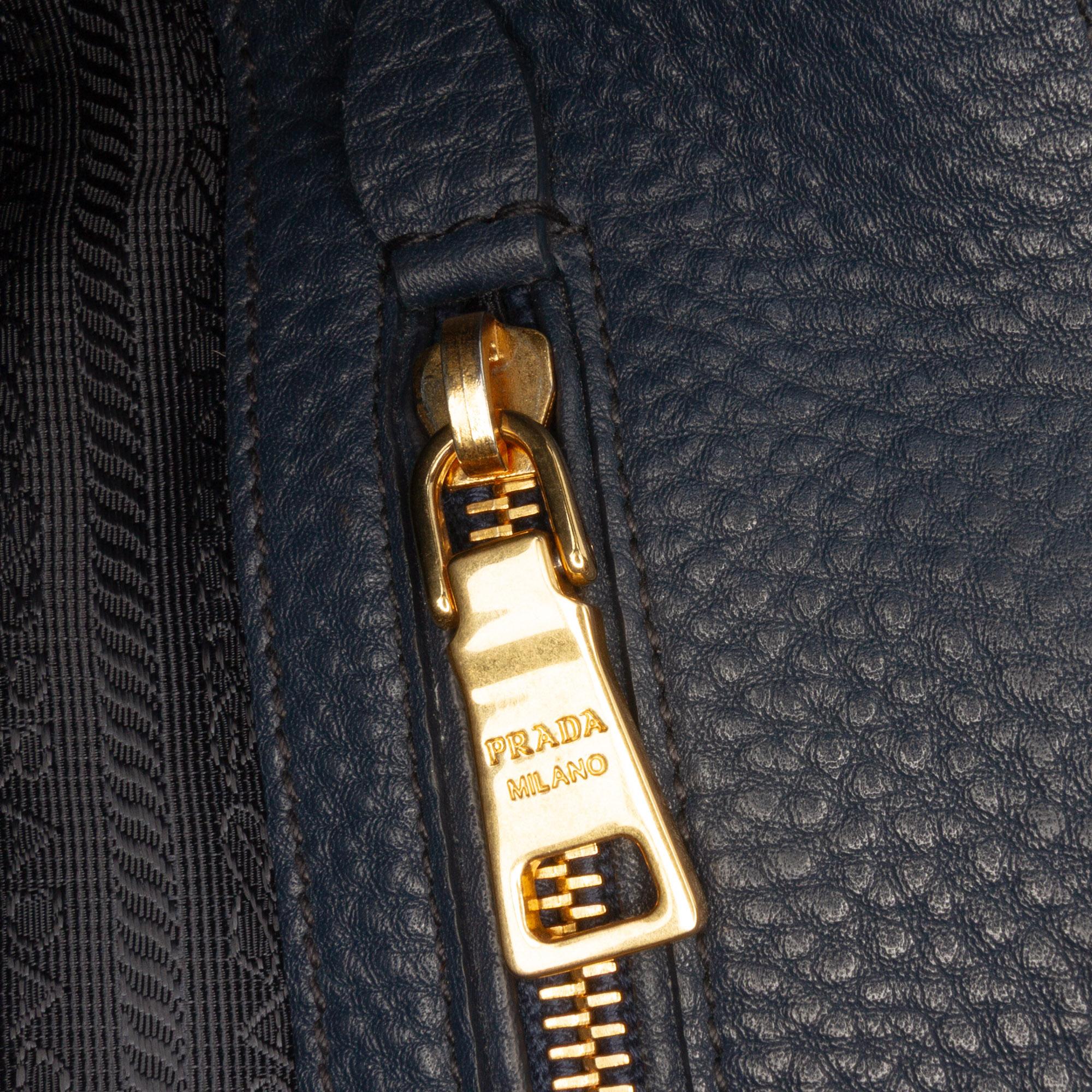 Prada Vitello Daino Open Convertible Tote