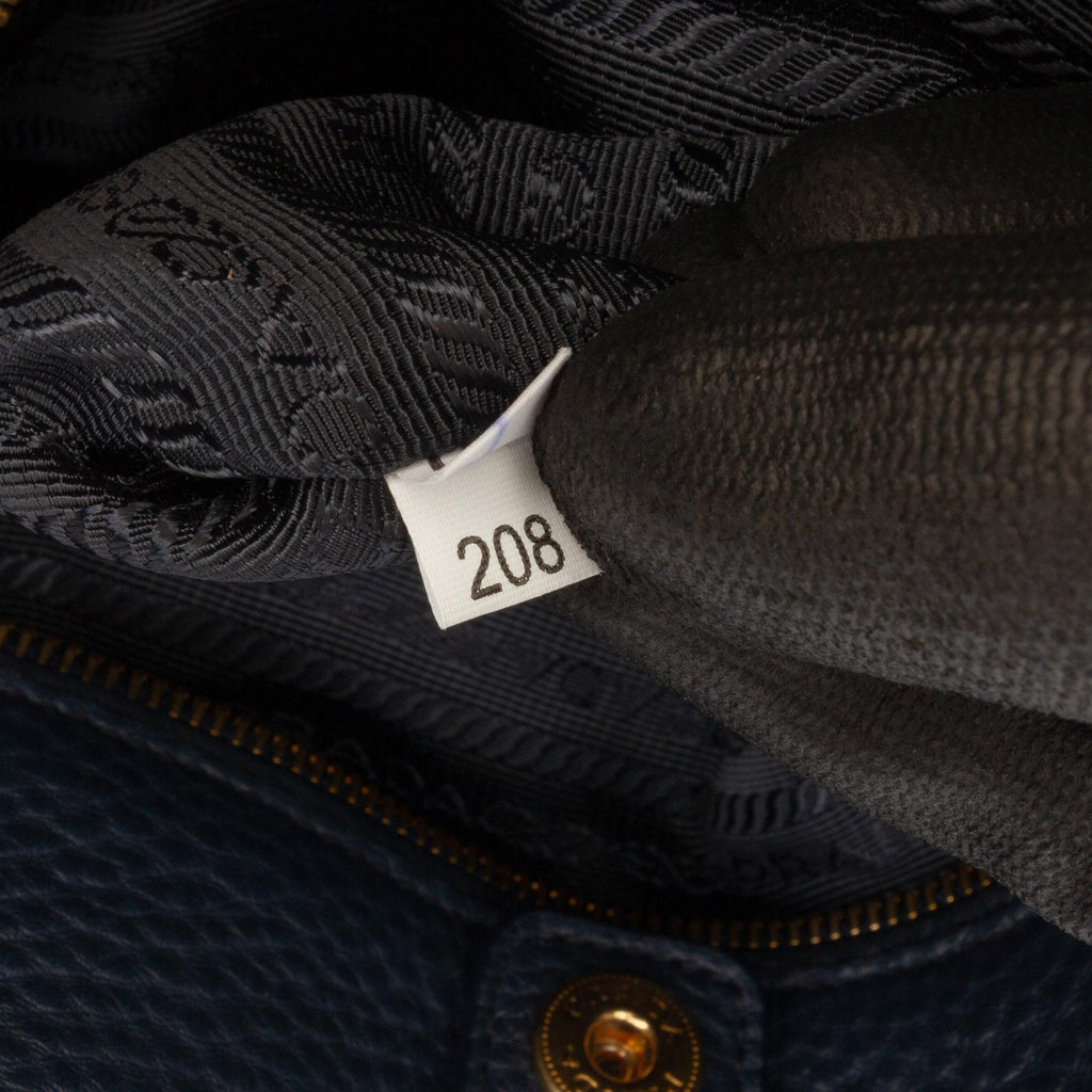 Prada Vitello Daino Open Convertible Tote
