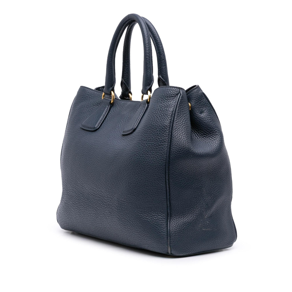 Prada Vitello Daino Open Convertible Tote