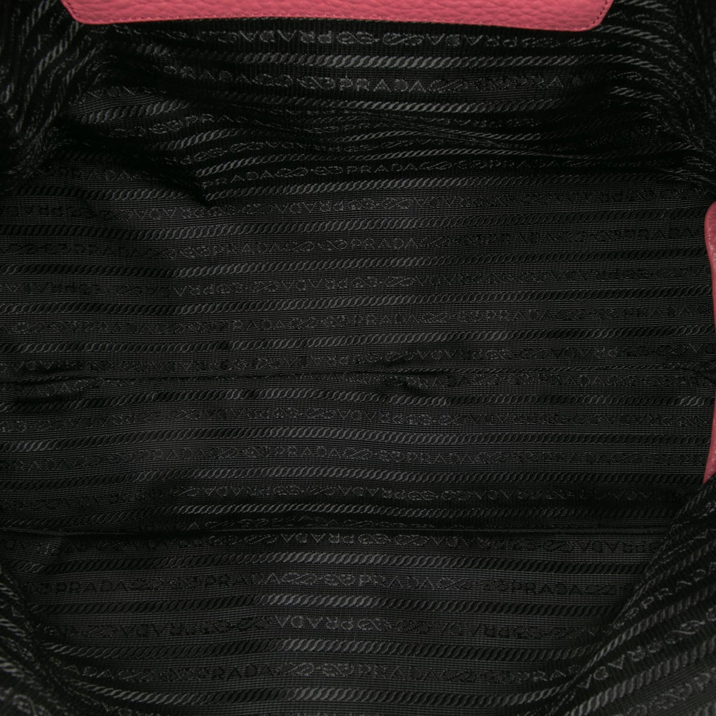 Prada Vitello Daino Open Convertible Tote