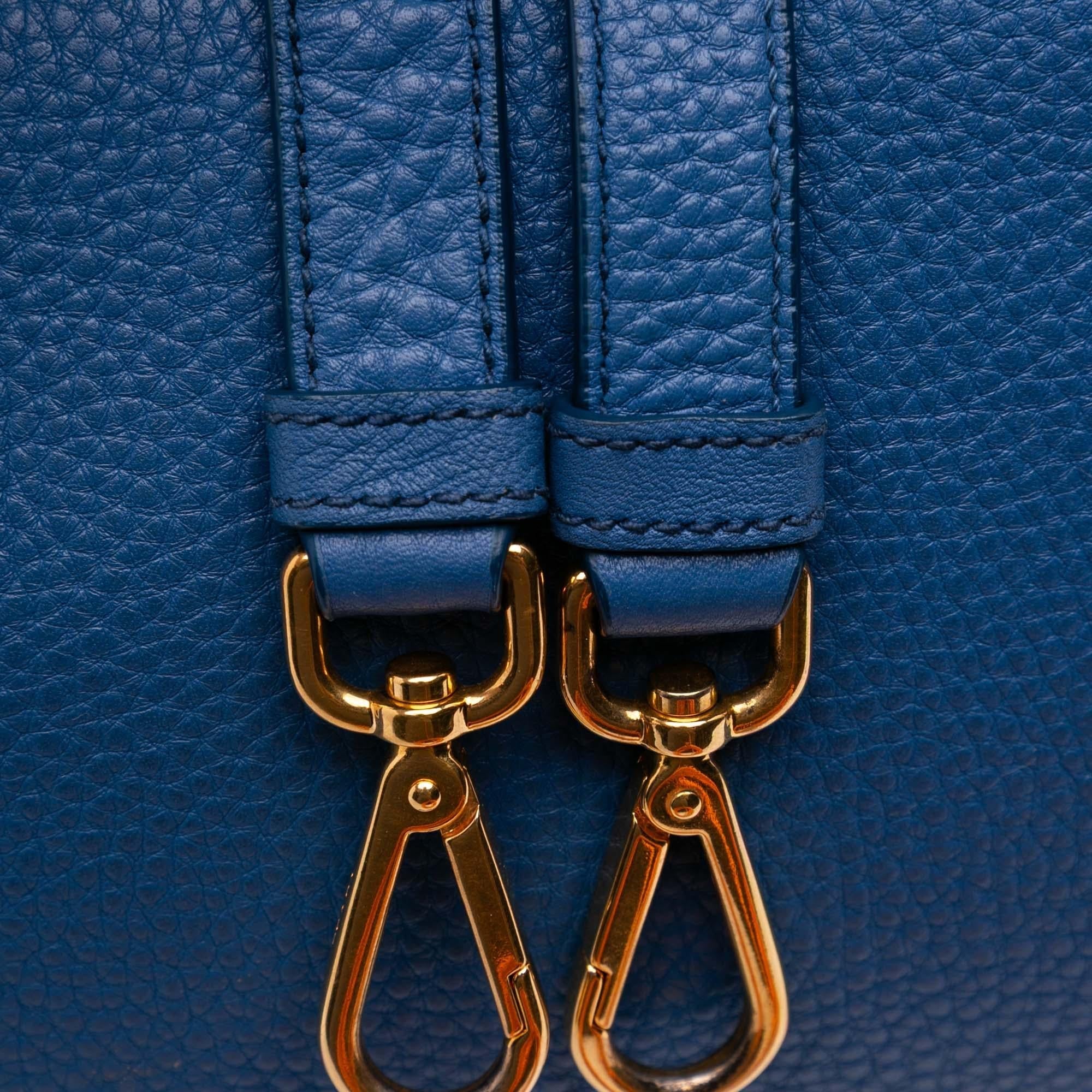 Prada Vitello Daino Open Convertible Tote