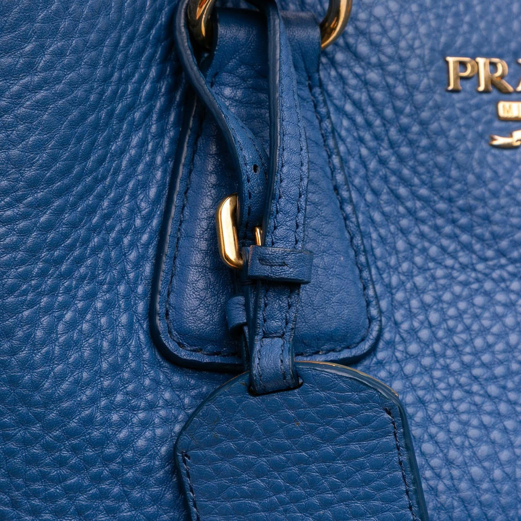 Prada Vitello Daino Open Convertible Tote