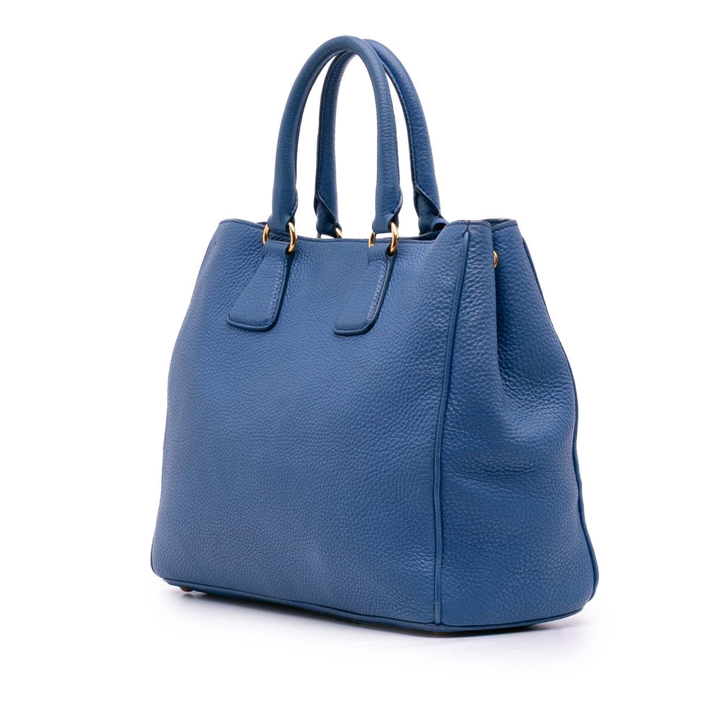 Prada Vitello Daino Open Convertible Tote