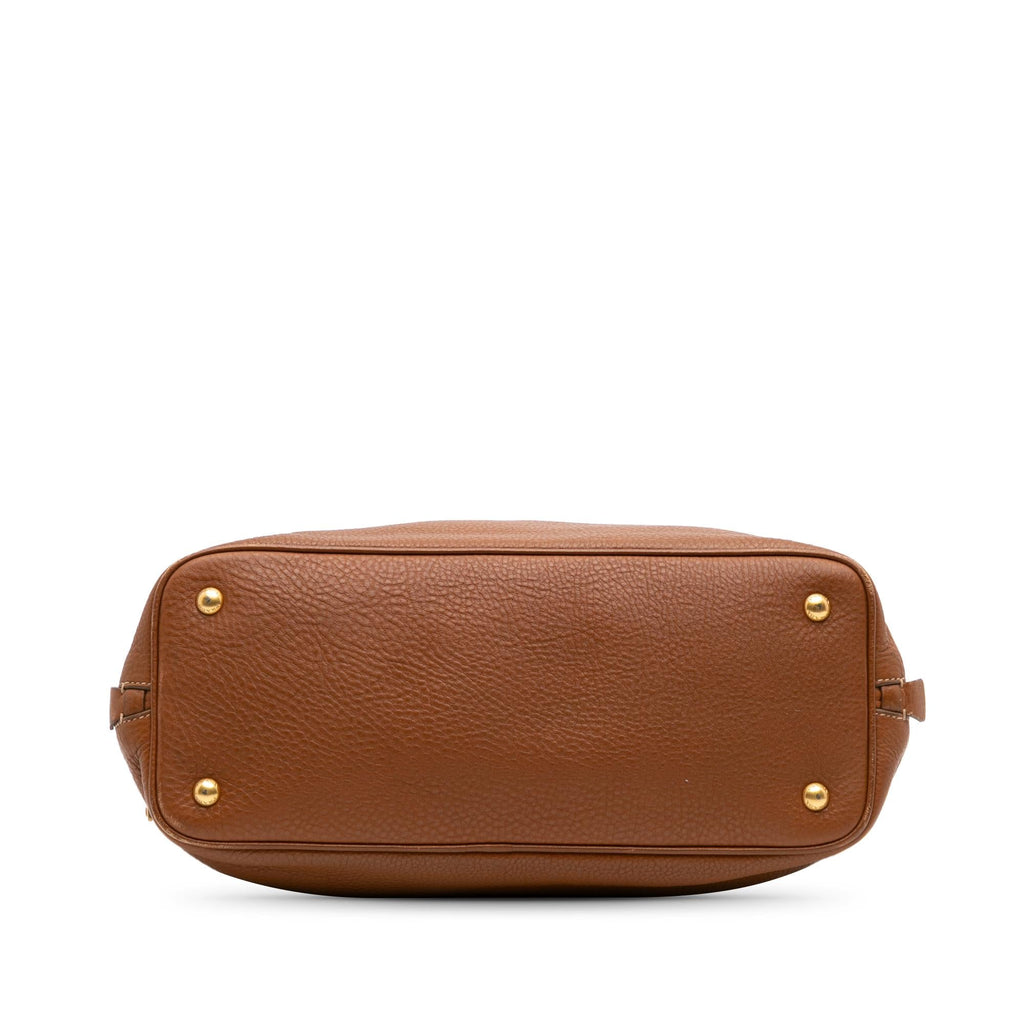 Prada Vitello Daino Open Convertible Tote