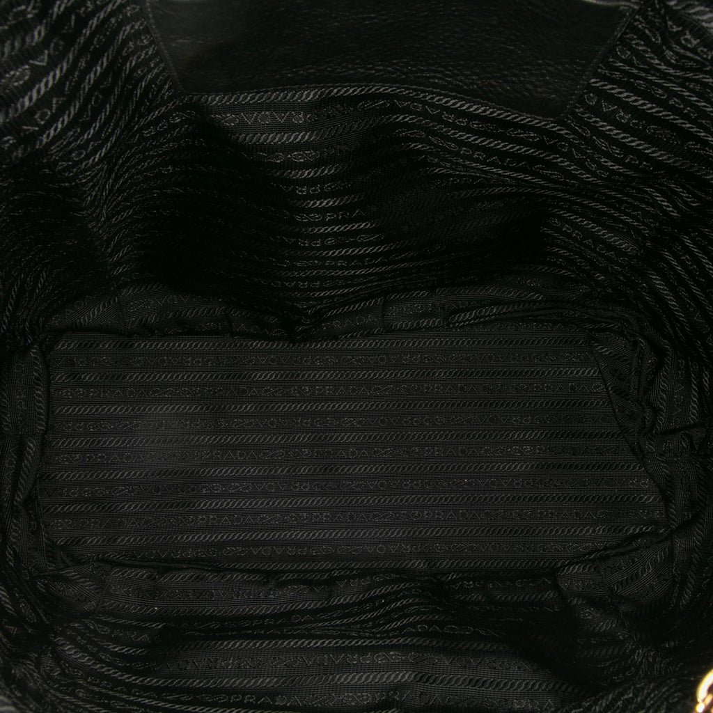 Prada Vitello Daino Open Convertible Tote