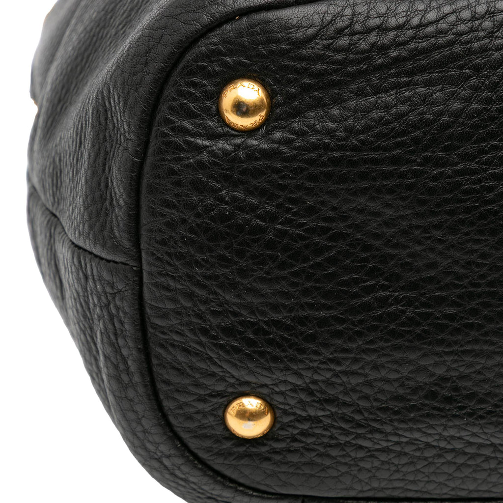 Prada Vitello Daino Open Convertible Tote