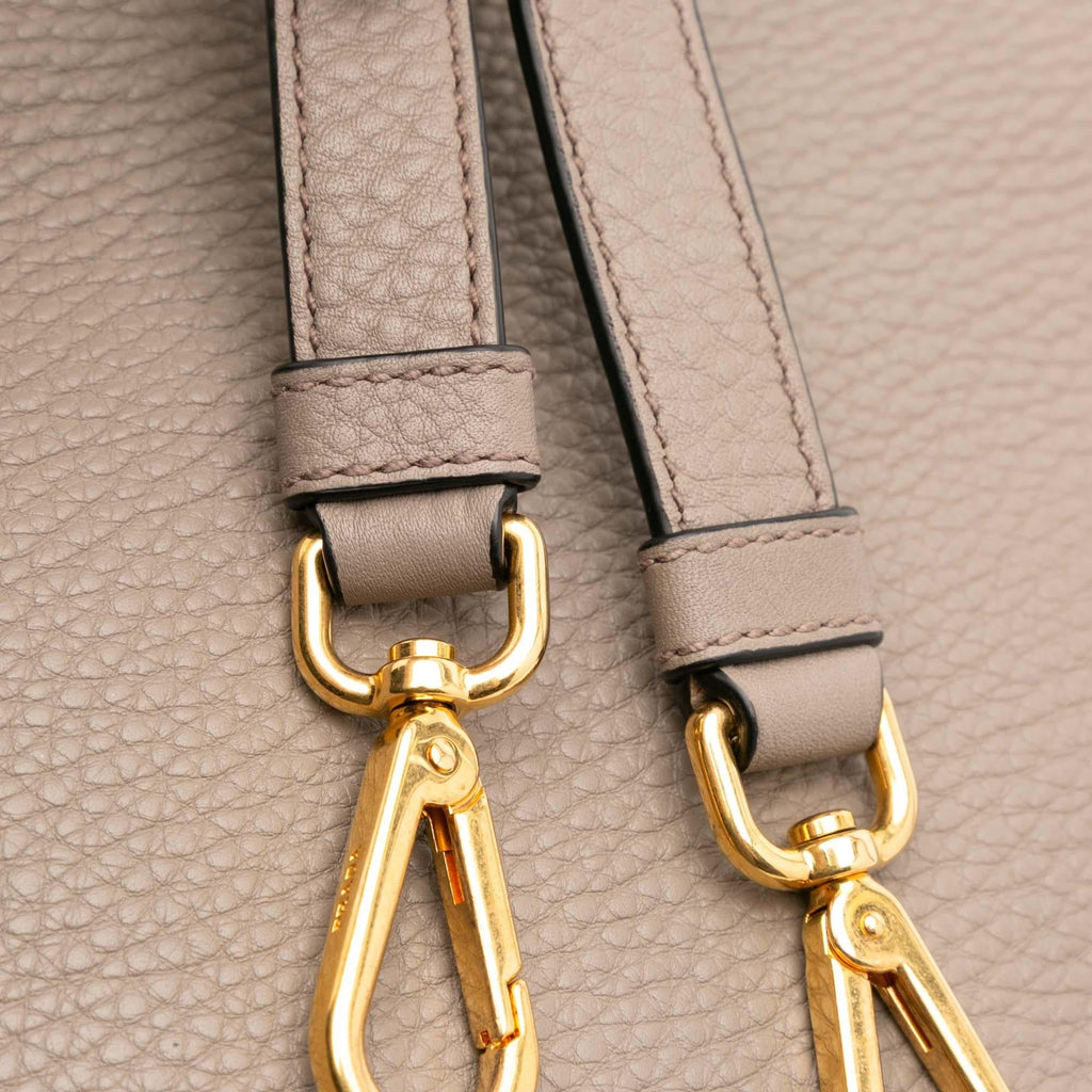 Prada Vitello Daino Open Convertible Tote