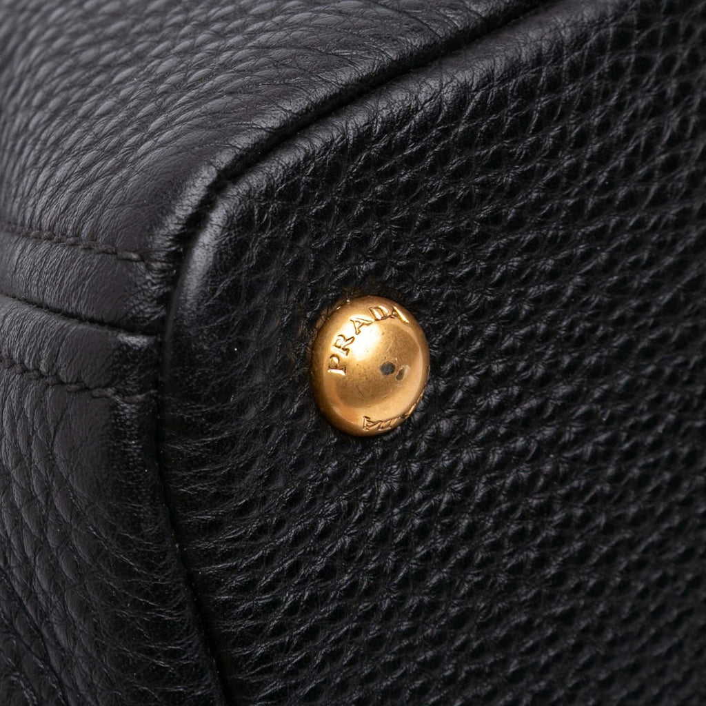 Prada Vitello Daino Open Convertible Tote