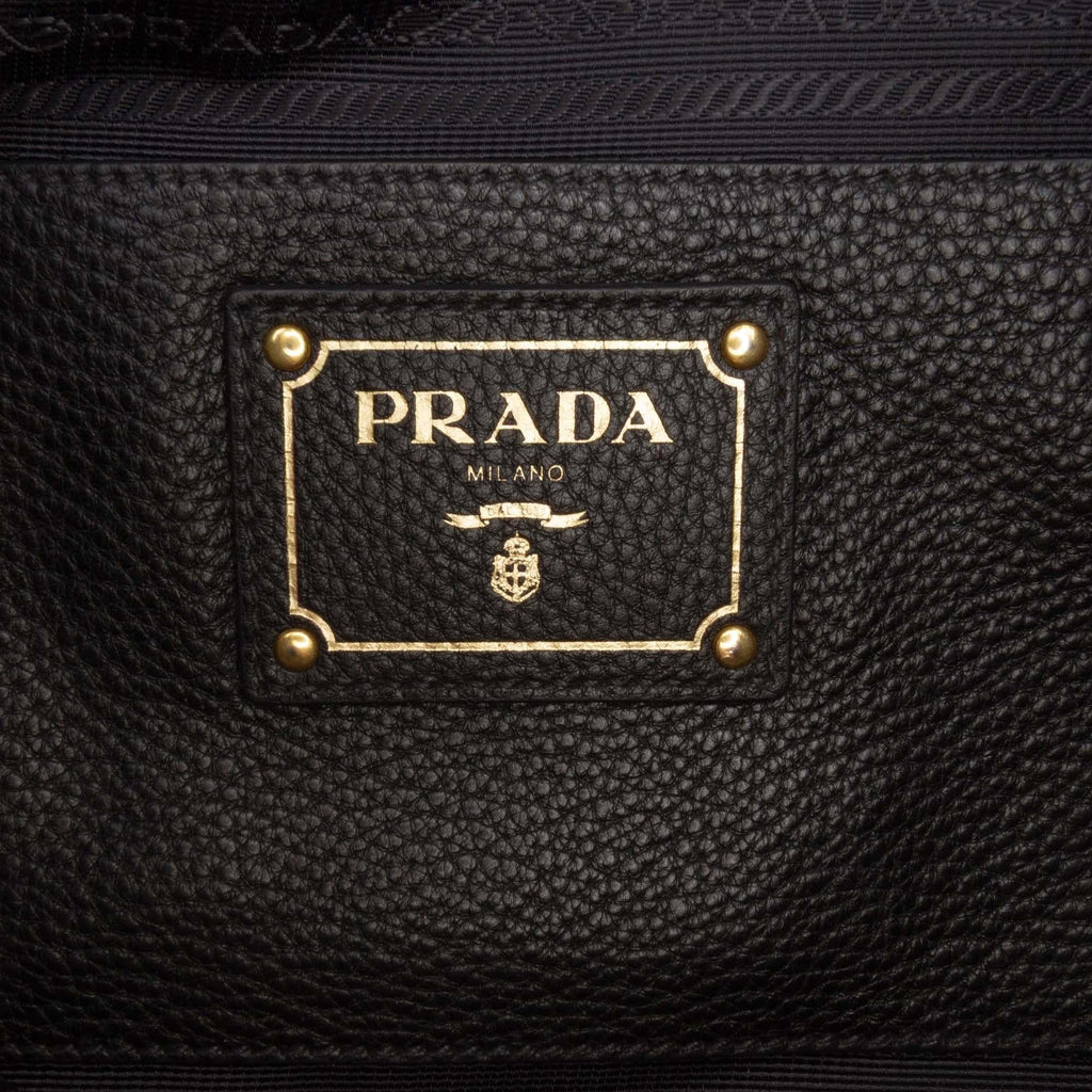 Prada Vitello Daino Open Convertible Tote