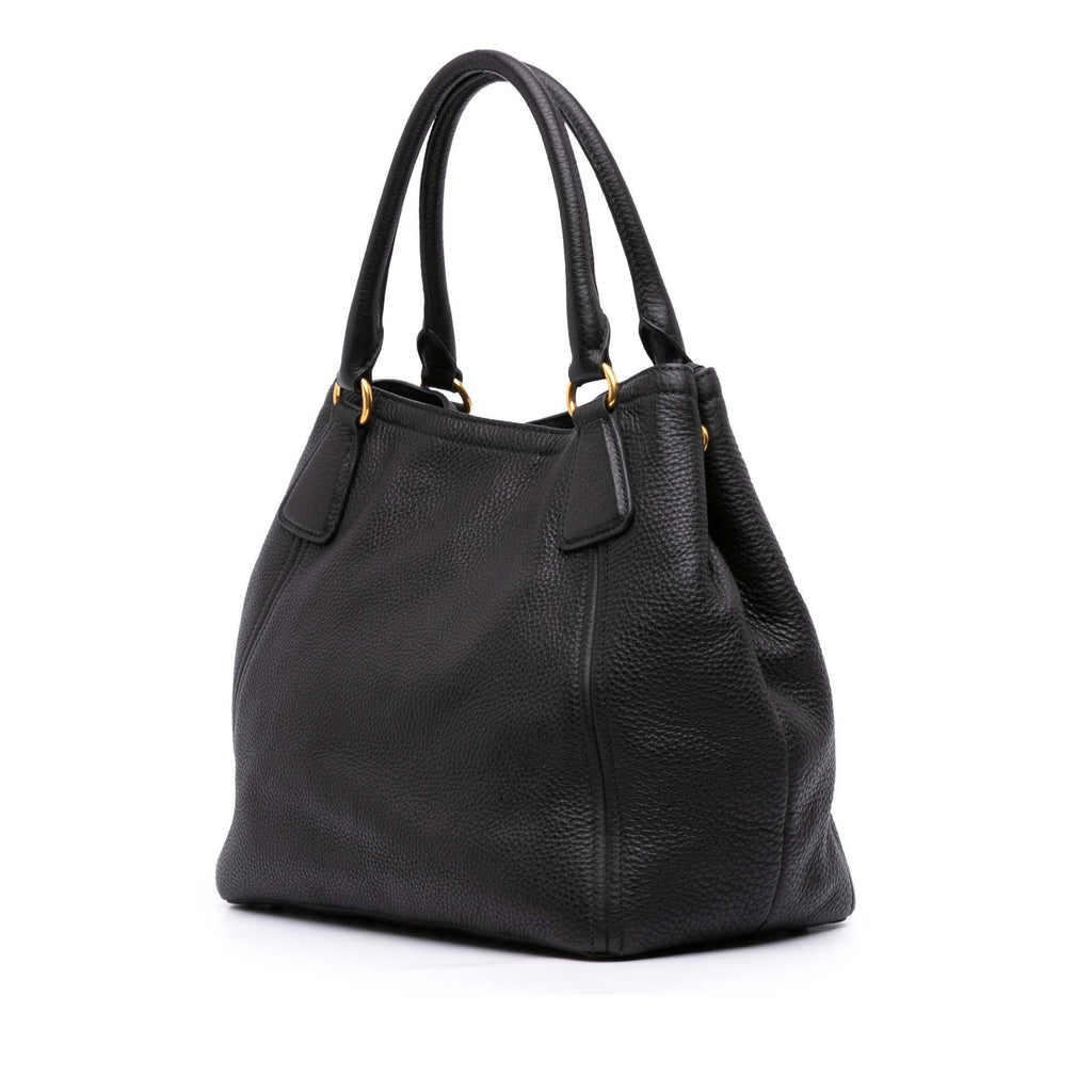 Prada Vitello Daino Open Convertible Tote