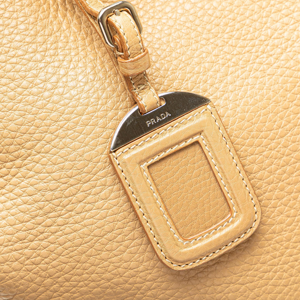 Prada Vitello Daino Open Convertible Tote