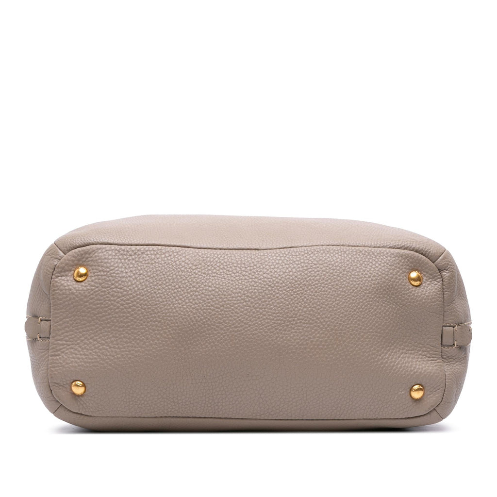Prada Vitello Daino Open Convertible Tote