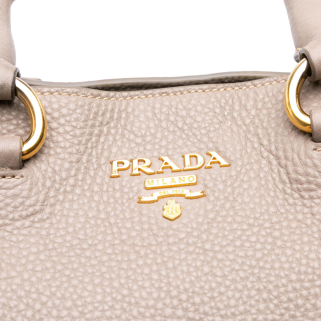 Prada Vitello Daino Open Convertible Tote