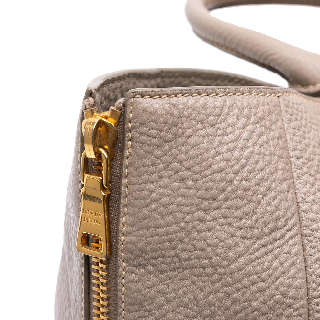 Prada Vitello Daino Open Convertible Tote