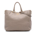 Prada Vitello Daino Open Convertible Tote