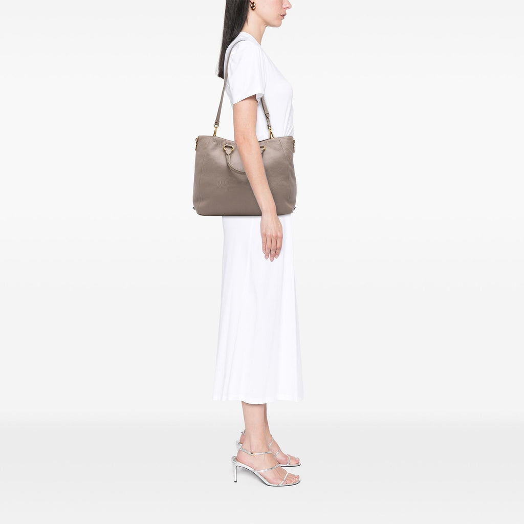 Prada Vitello Daino Open Convertible Tote