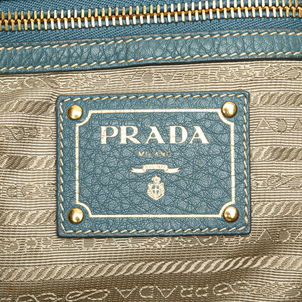 Prada Vitello Daino Open Convertible Tote