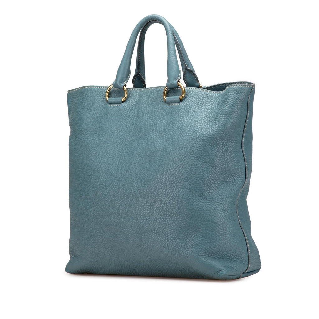 Prada Vitello Daino Open Convertible Tote