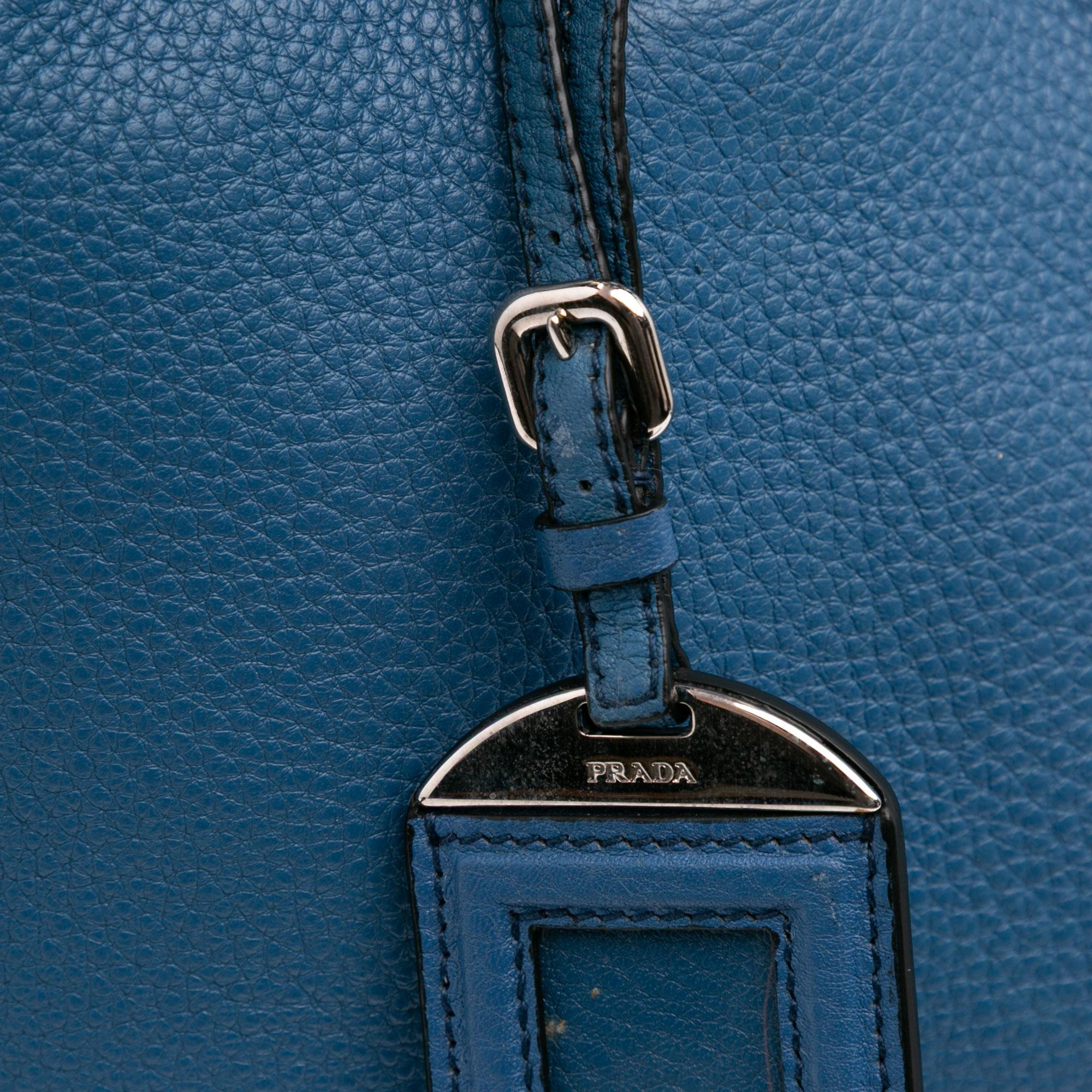 Prada Vitello Daino Open Convertible Tote