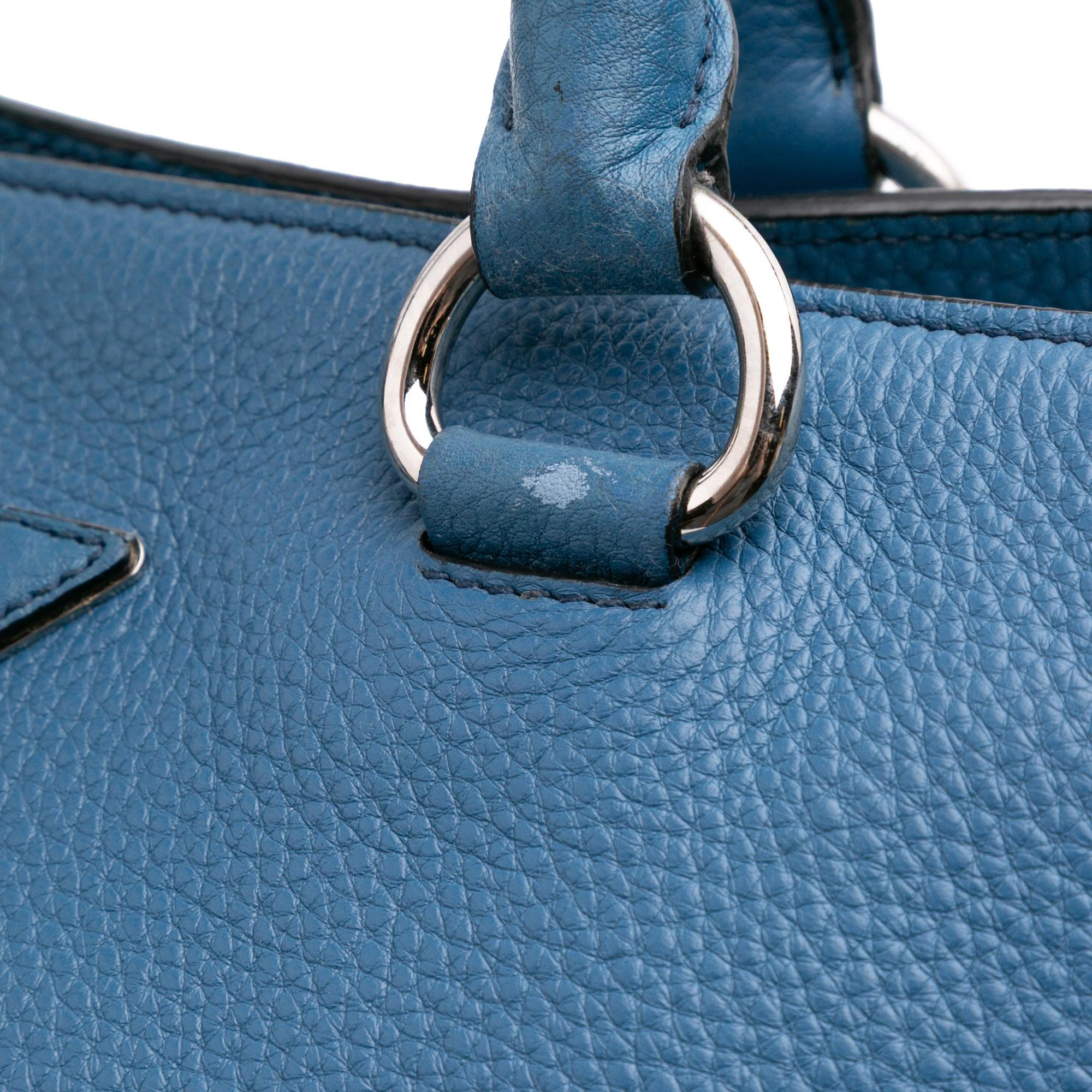 Prada Vitello Daino Open Convertible Tote